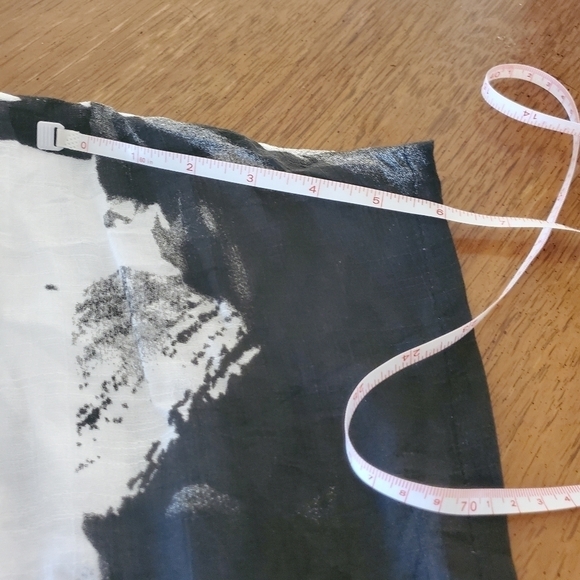 Periwinkle Cowl Neck SS Black & White Sz XXL Dress - Picture 10 of 11